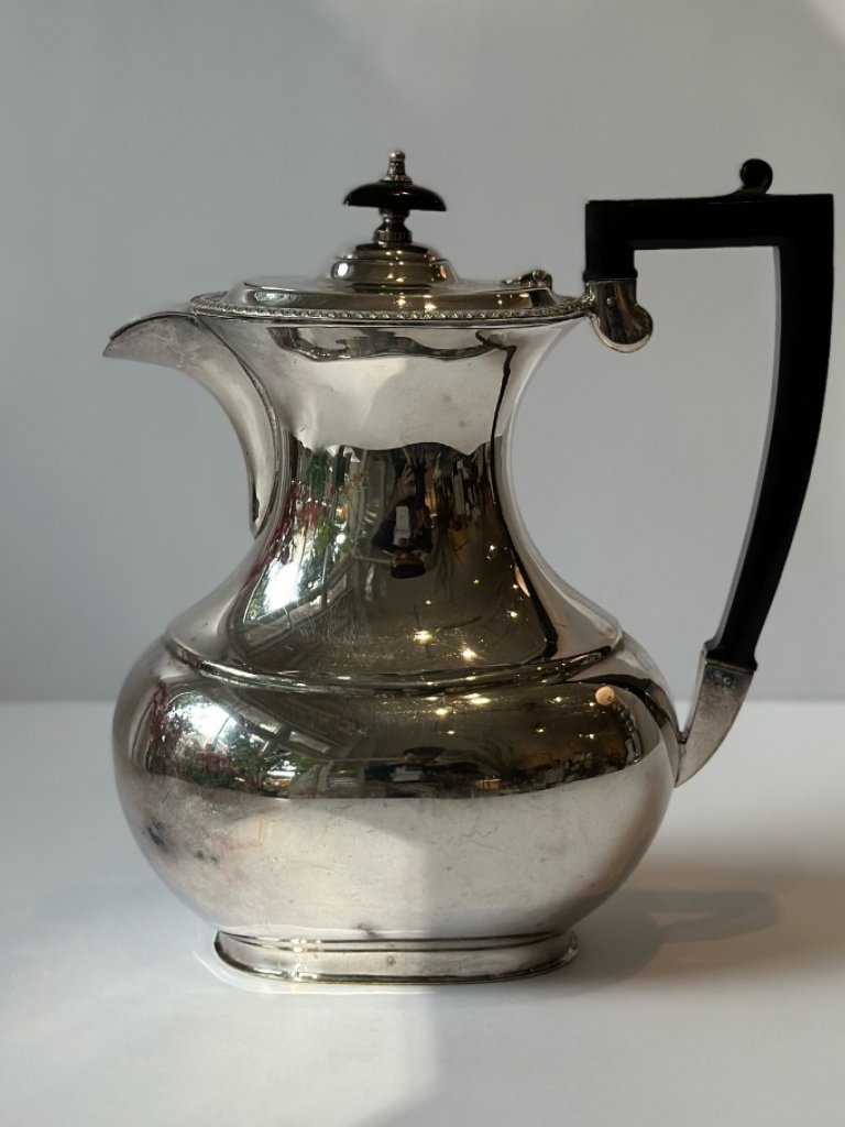 Silver plated teapot