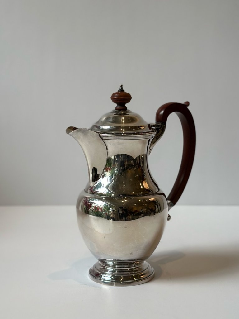 Silver plated teapot