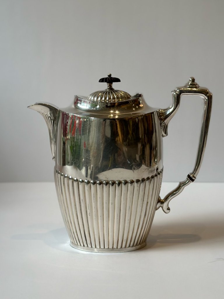 קנקן תה בציפוי כסף