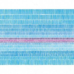 Print in Light Blue and Purple