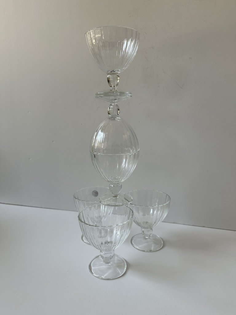 סט 6 כלי הגשת קינוח