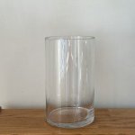 Glass cylinder vase