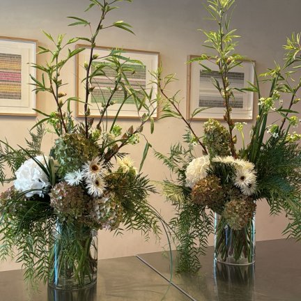 סידור פרחים למרכז שולחן