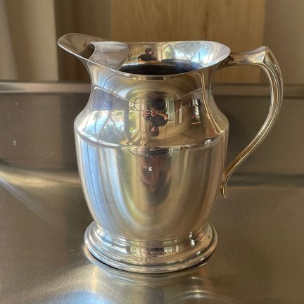 קנקן מצופה כסף בעבודת יד