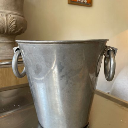 דלי שמפניה מצופה כסף