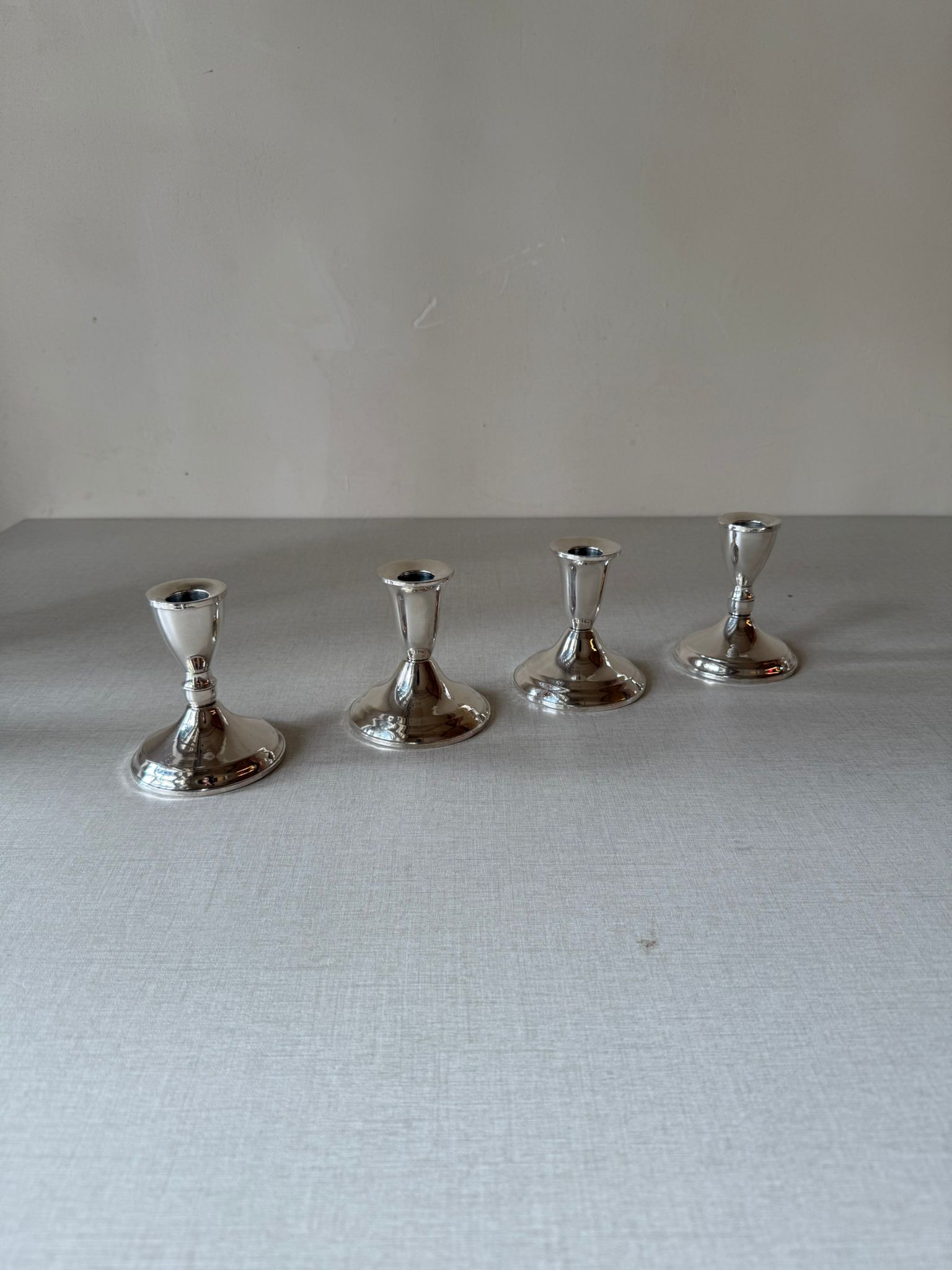 זוג פמוטים קלאסיים - Sterling Silver