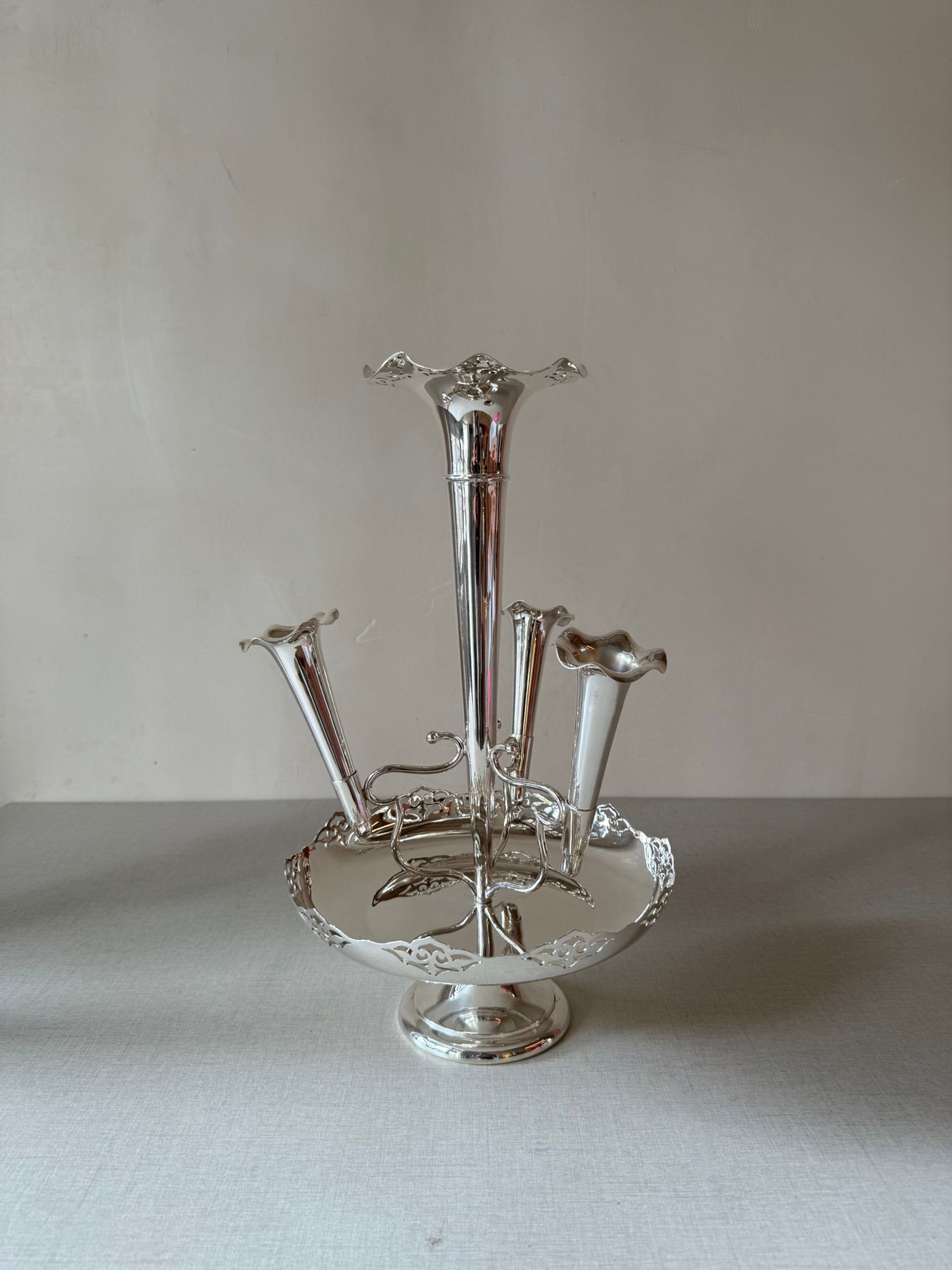 אגרטל ויקטוריאני Sheffield Plate