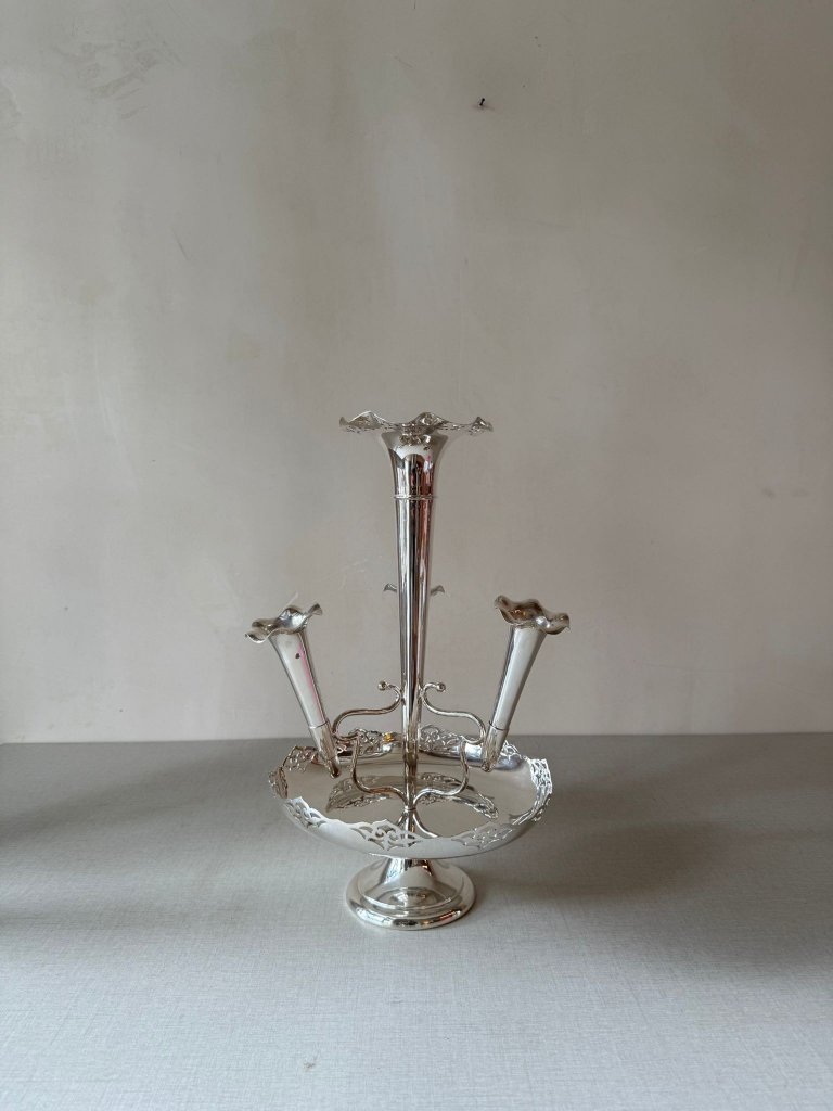 אגרטל ויקטוריאני Sheffield Plate