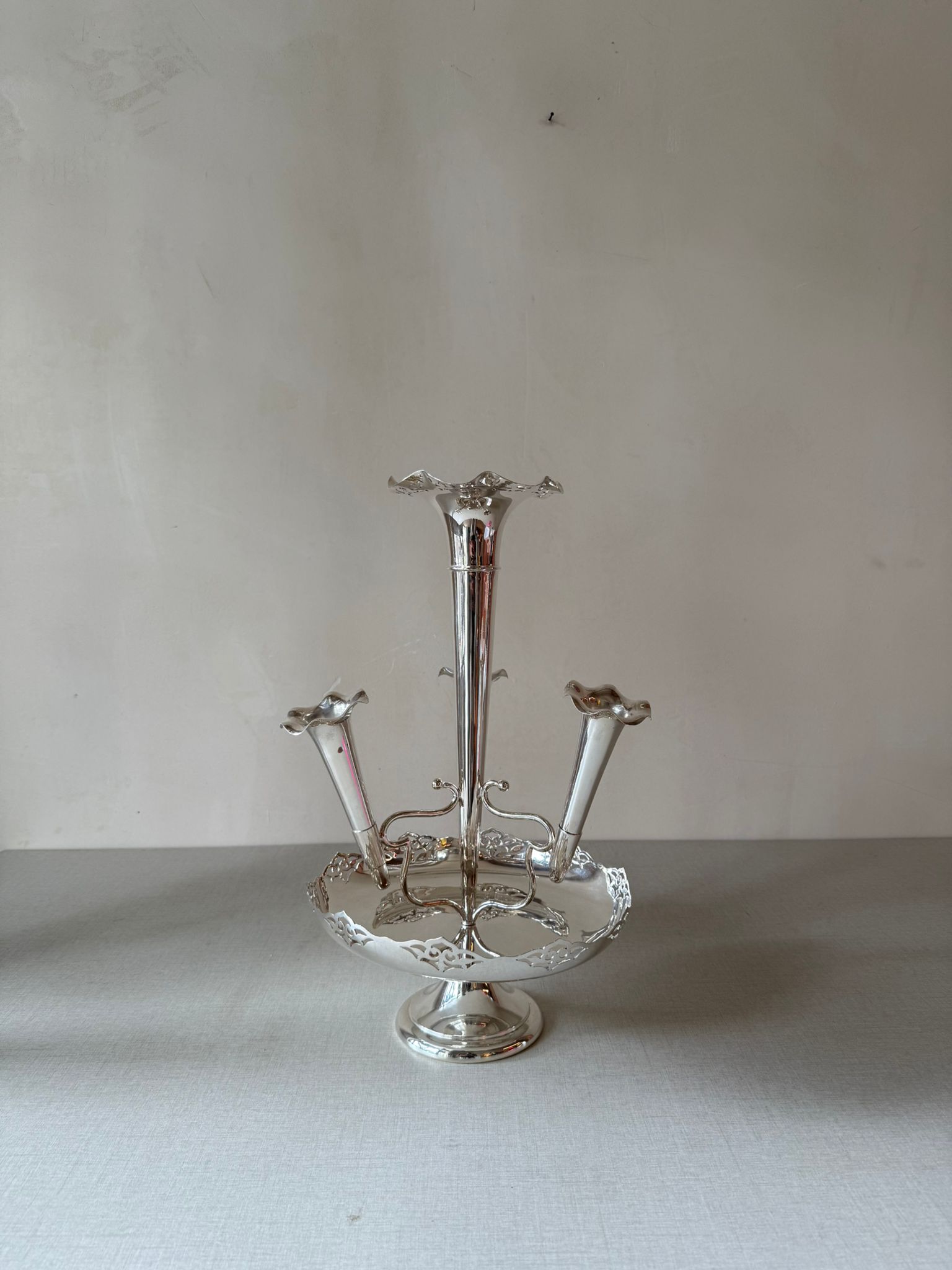 אגרטל ויקטוריאני Sheffield Plate