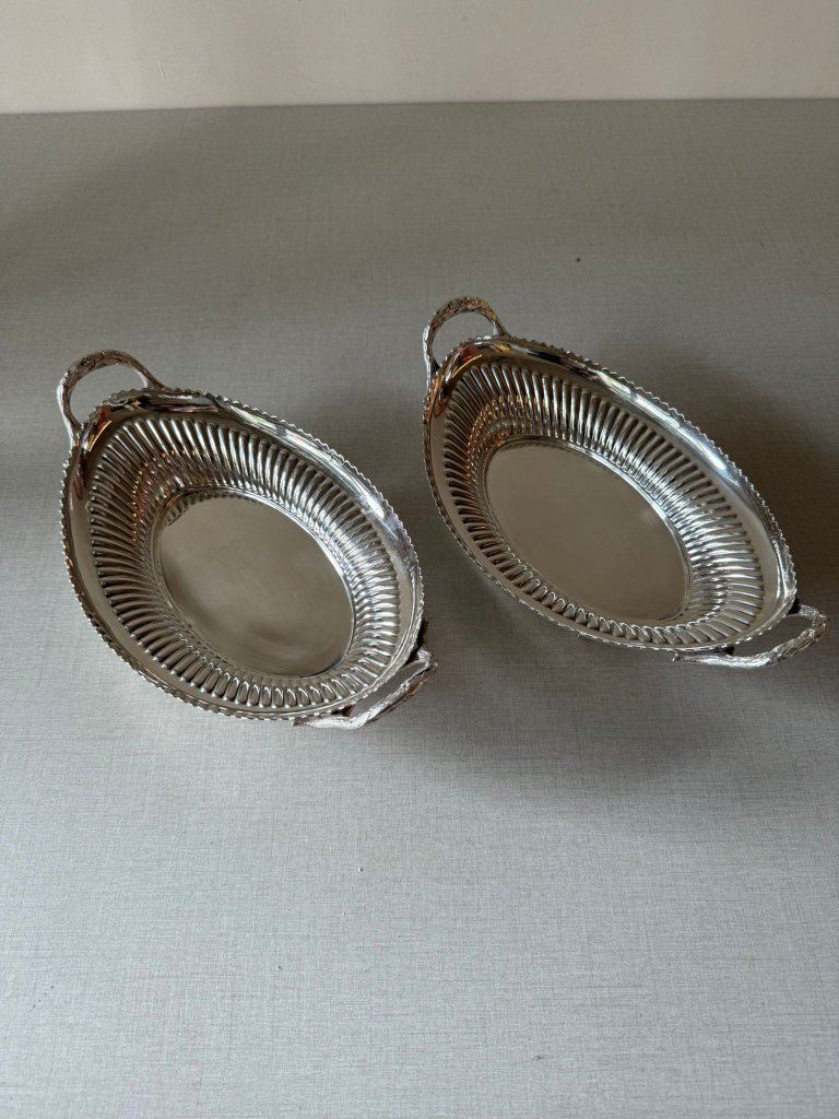 קערית הגשה אליפטית - Sheffield Plate