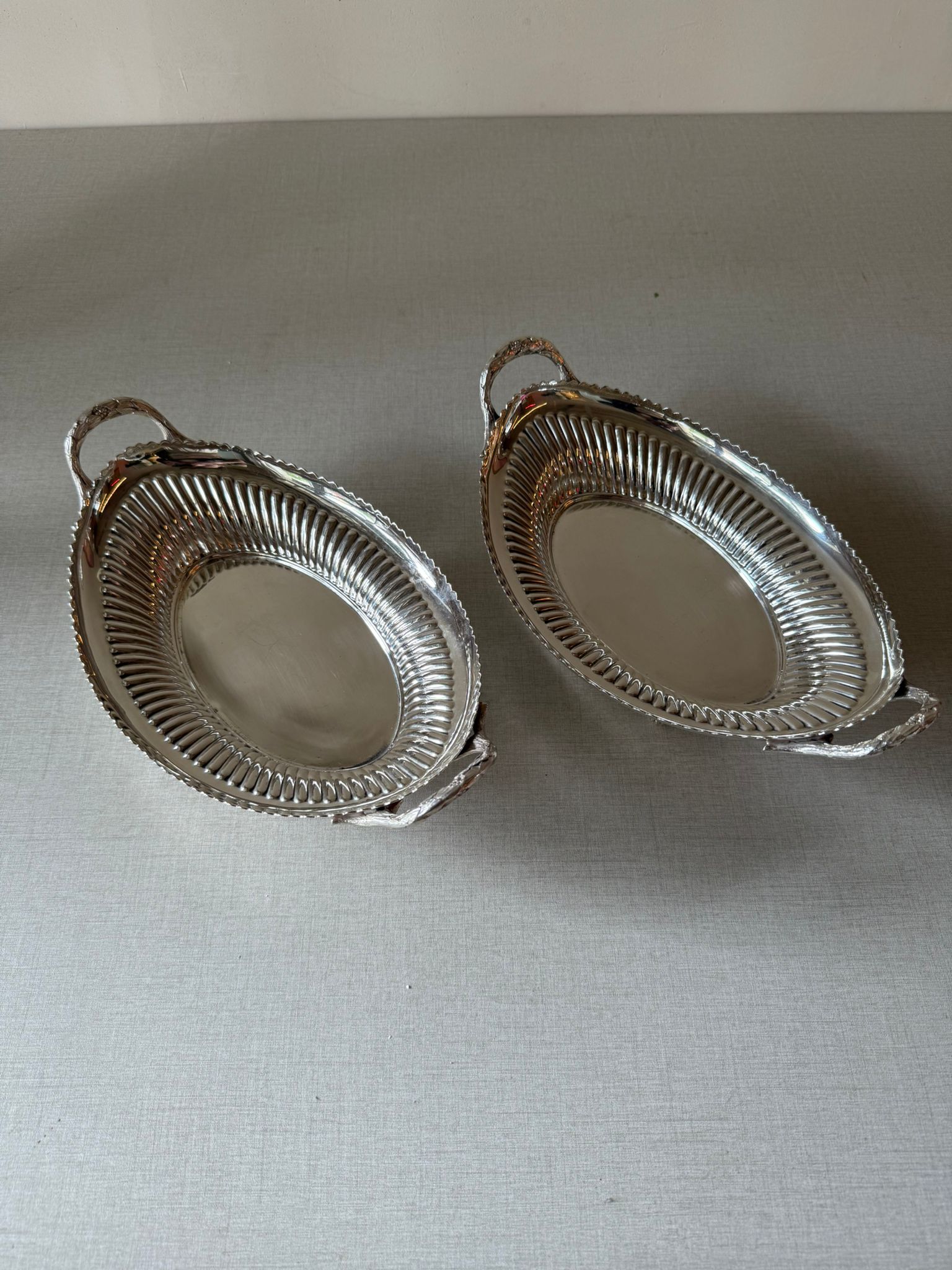 קערית הגשה אליפטית - Sheffield Plate